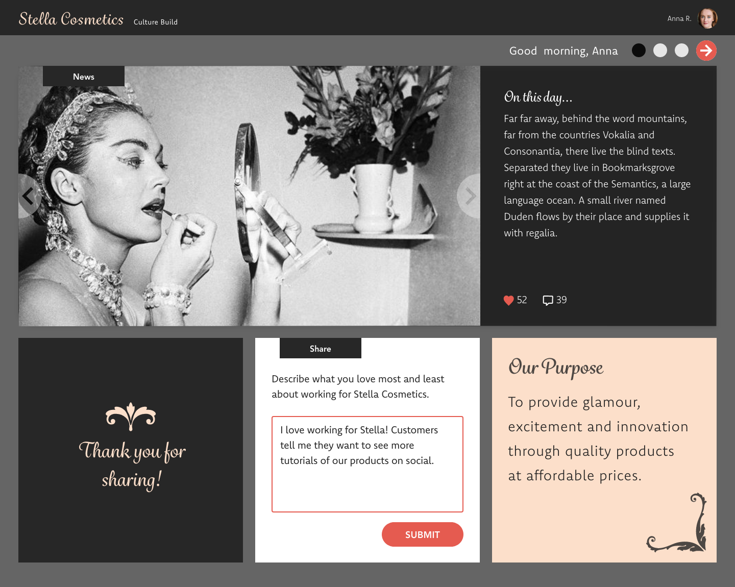 Culture Build Southwest Airlines prototype 