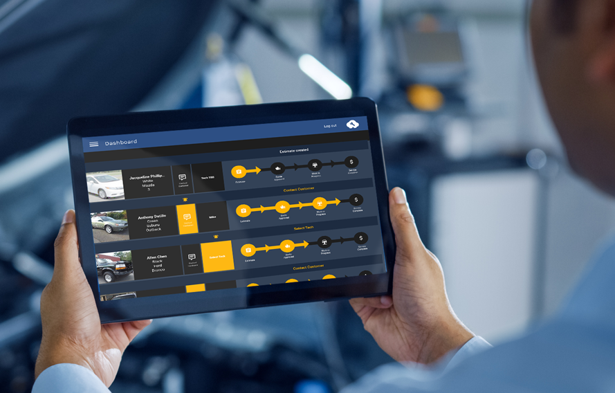 Repair Cloud - Auto Repair Shop Tablet-based App